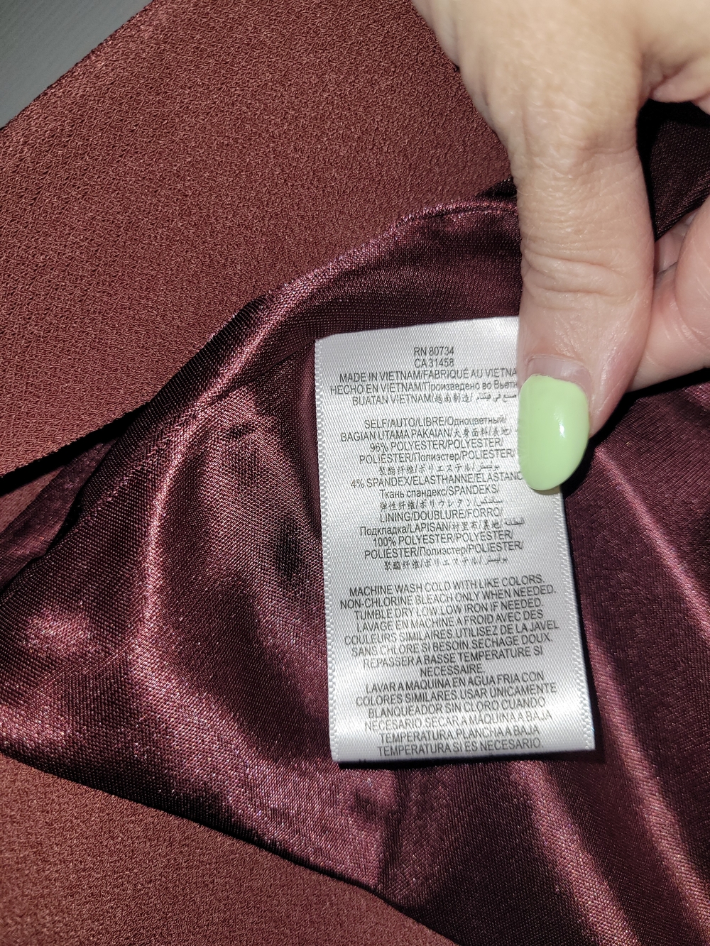 BCBGeneration Rust Open Drape Blazer - Small - Like New - Picture 3 of 3